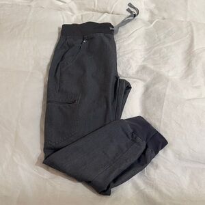 Figs women’s Zamora Charcoal Gray Jogger Pants size small